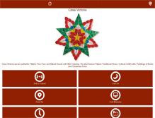 Tablet Screenshot of casavictoria.com